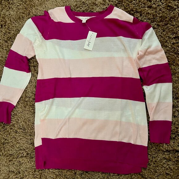 Maison Jules Women's Sweater Multi-Color Size Lg NWT - Picture 2 of 4